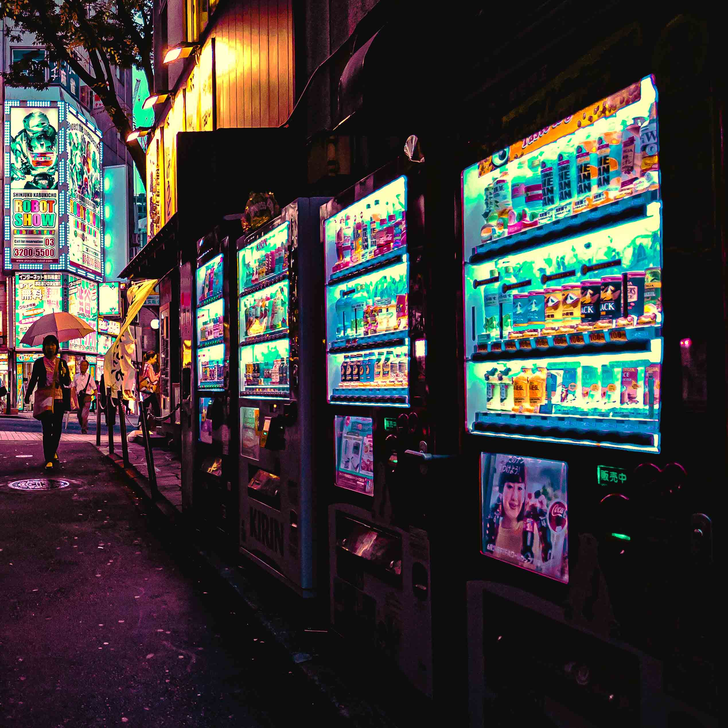 Japan culture vending machine
