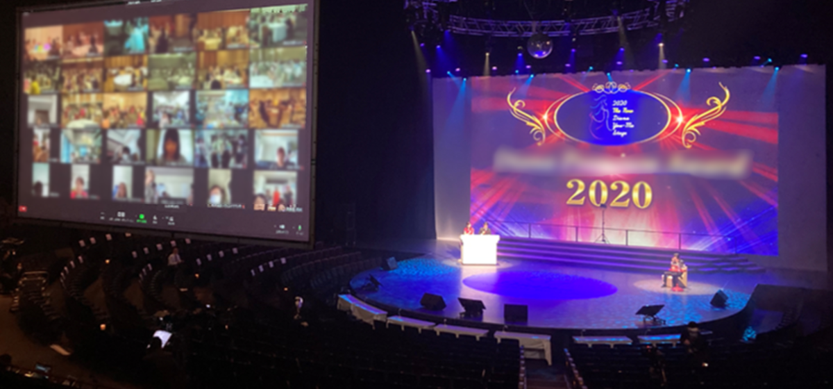 Hybrid Event: Multi-Venue Award Ceremony for Beauty Company