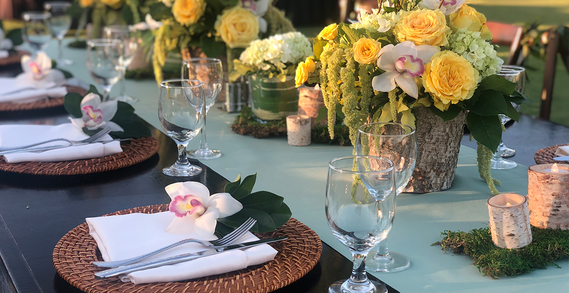 event producer table setting